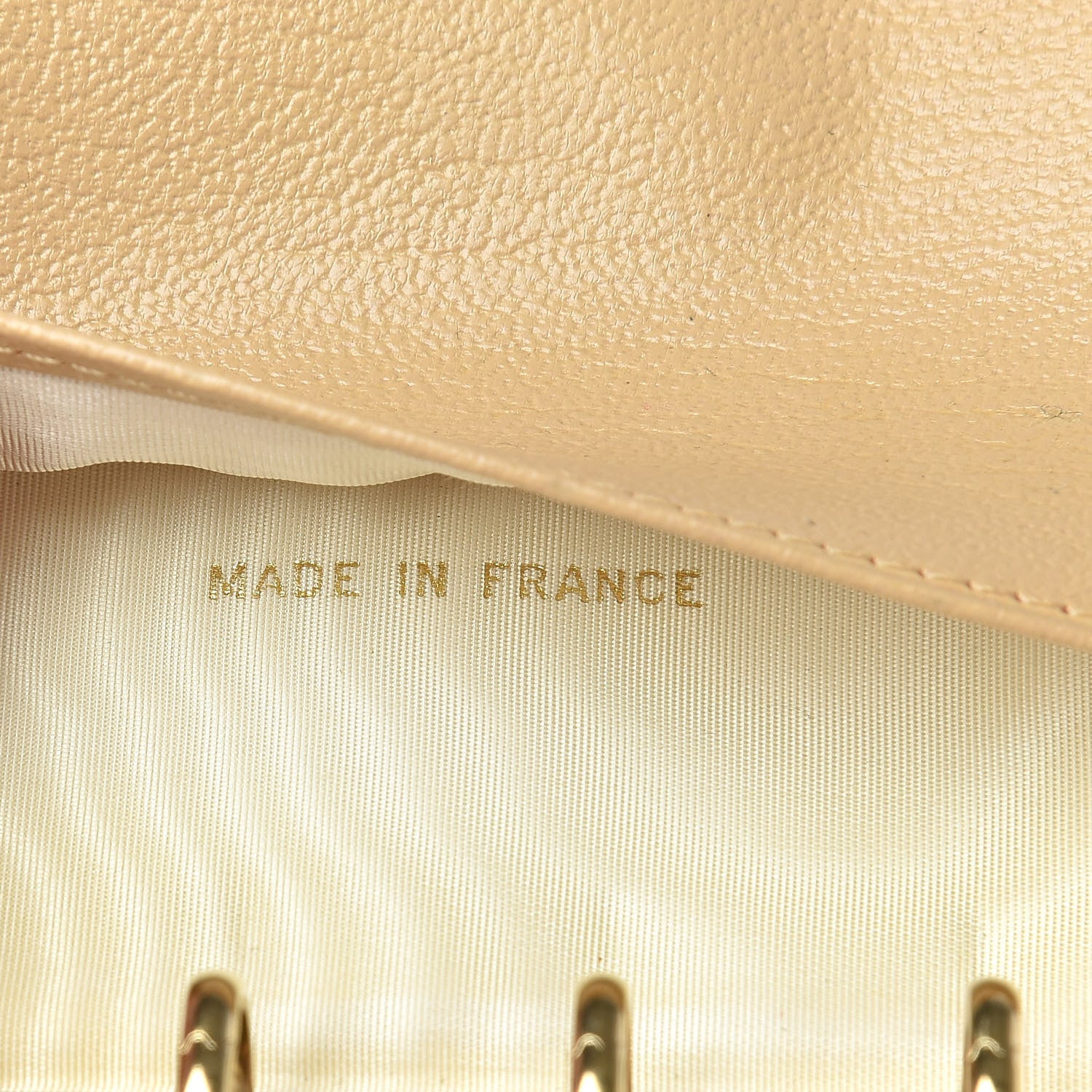 Chanel Goatskin Small Ring Agenda Planner Beige 7 of 17