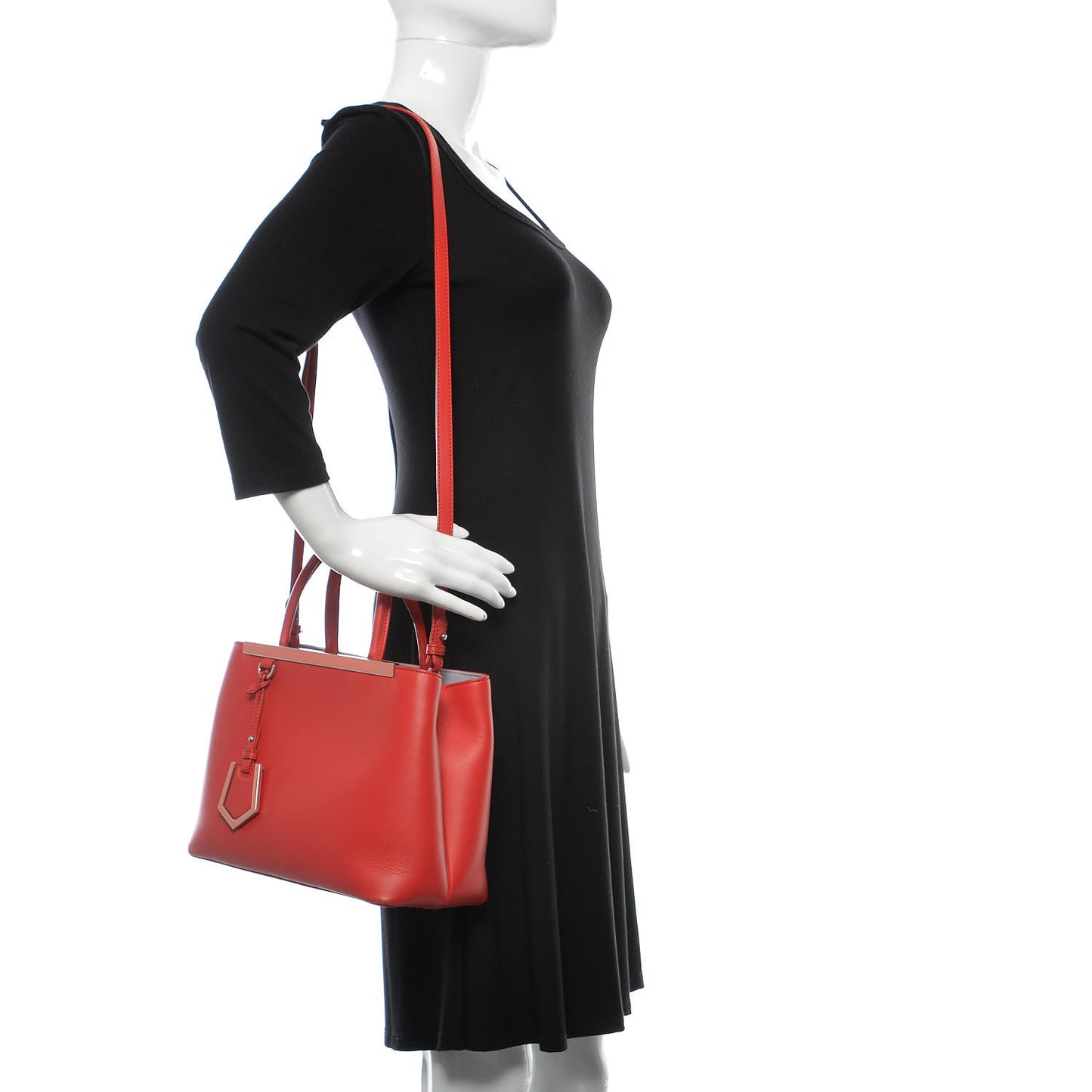 Vitello Dolce Century Petite 2Jours Tote Fiamma Ardesia