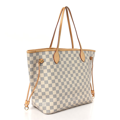 Louis Vuitton Damier Azur Neverfull MM 3 of 10
