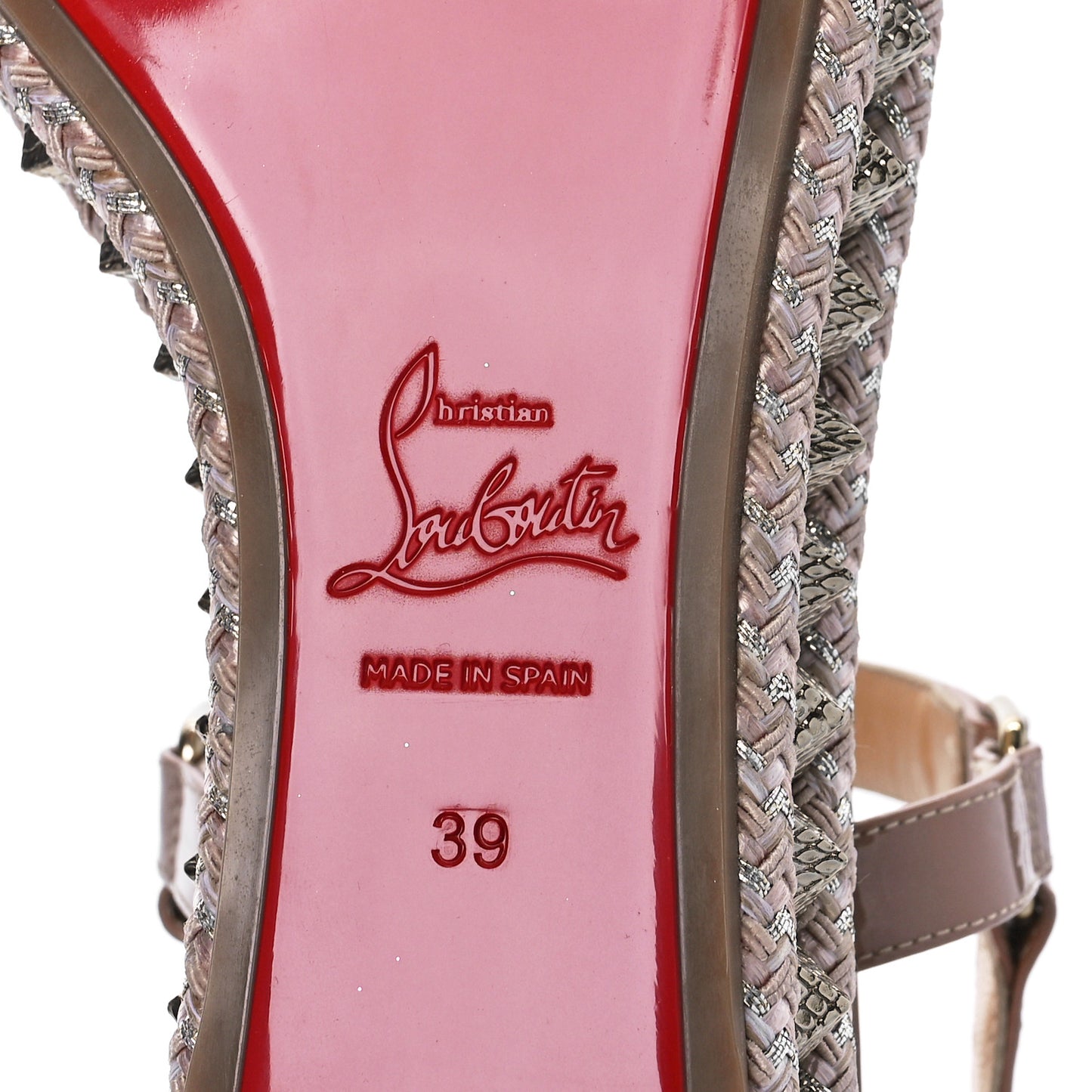 Calfskin Cubiste Pyraclou 60 Platform Sandals 39 Nude