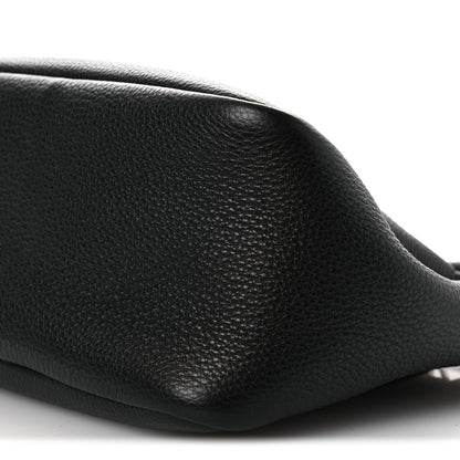 Prada Vitello Daino Soft Mini Zippered Top Handle Bag Black 10 of 10