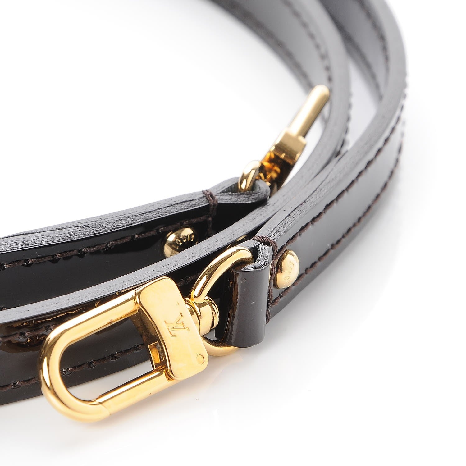 Louis Vuitton Patent Shoulder Strap 12mm Amarante 3 of 4