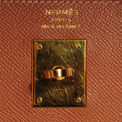 Hermes Courchevel Kelly Sellier 35 Gold 18 of 27