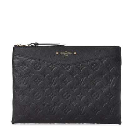 Louis Vuitton Empreinte Daily Pouch Black 1 of 8