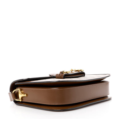 Gucci GG Supreme Monogram Horsebit 1955 Shoulder Bag Beige Brown Sugar 4 of 12