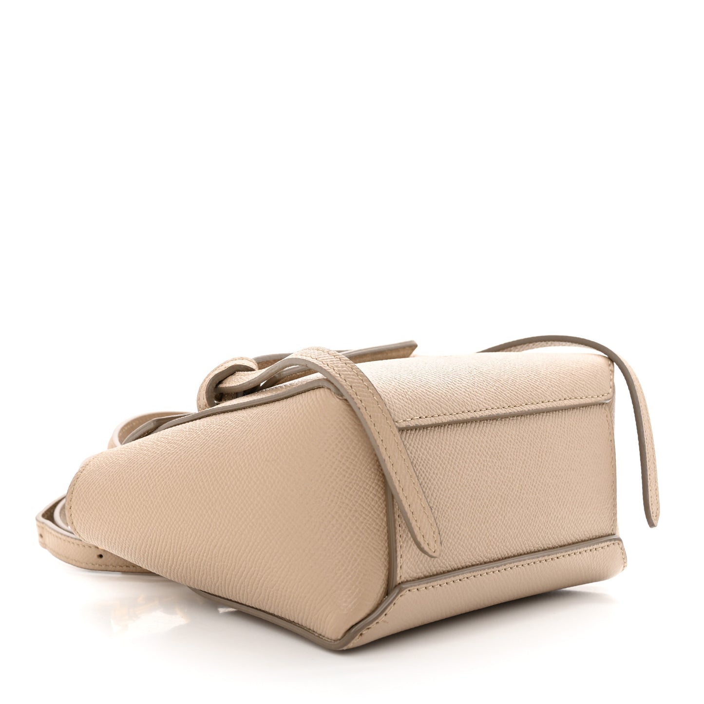 Grained Calfskin Pico Belt Bag Light Taupe