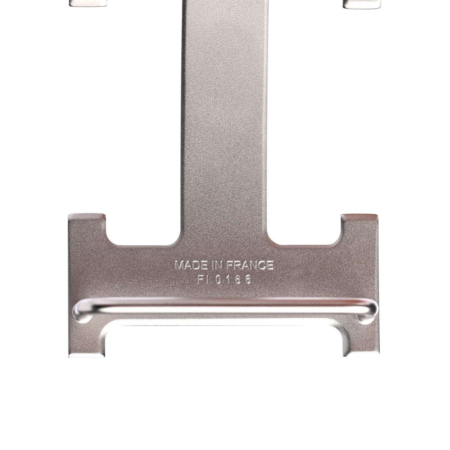 Brushed Palladium 32mm H Belt Buckle