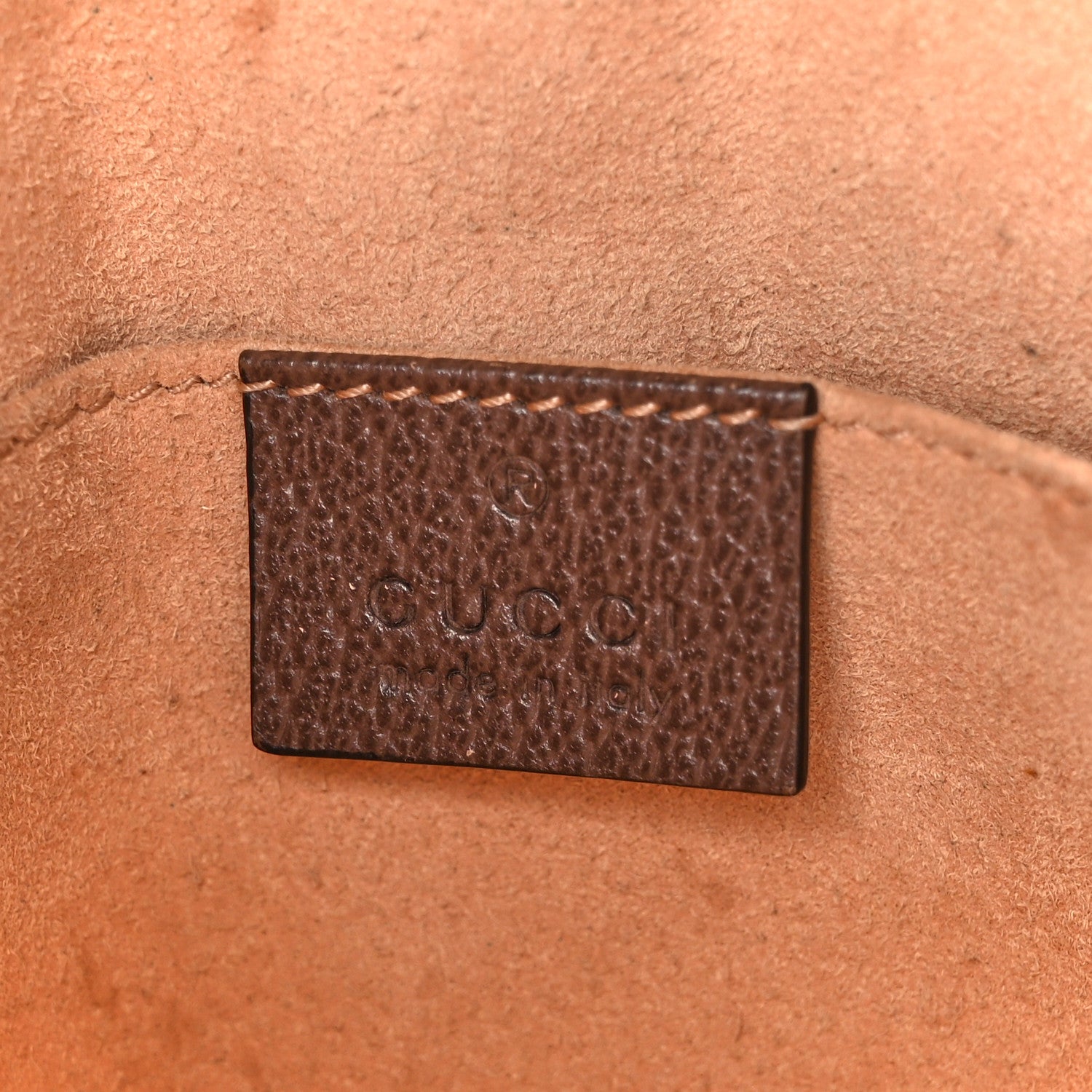 Gucci GG Supreme Monogram Web Ophidia Pouch Brown 7 of 12