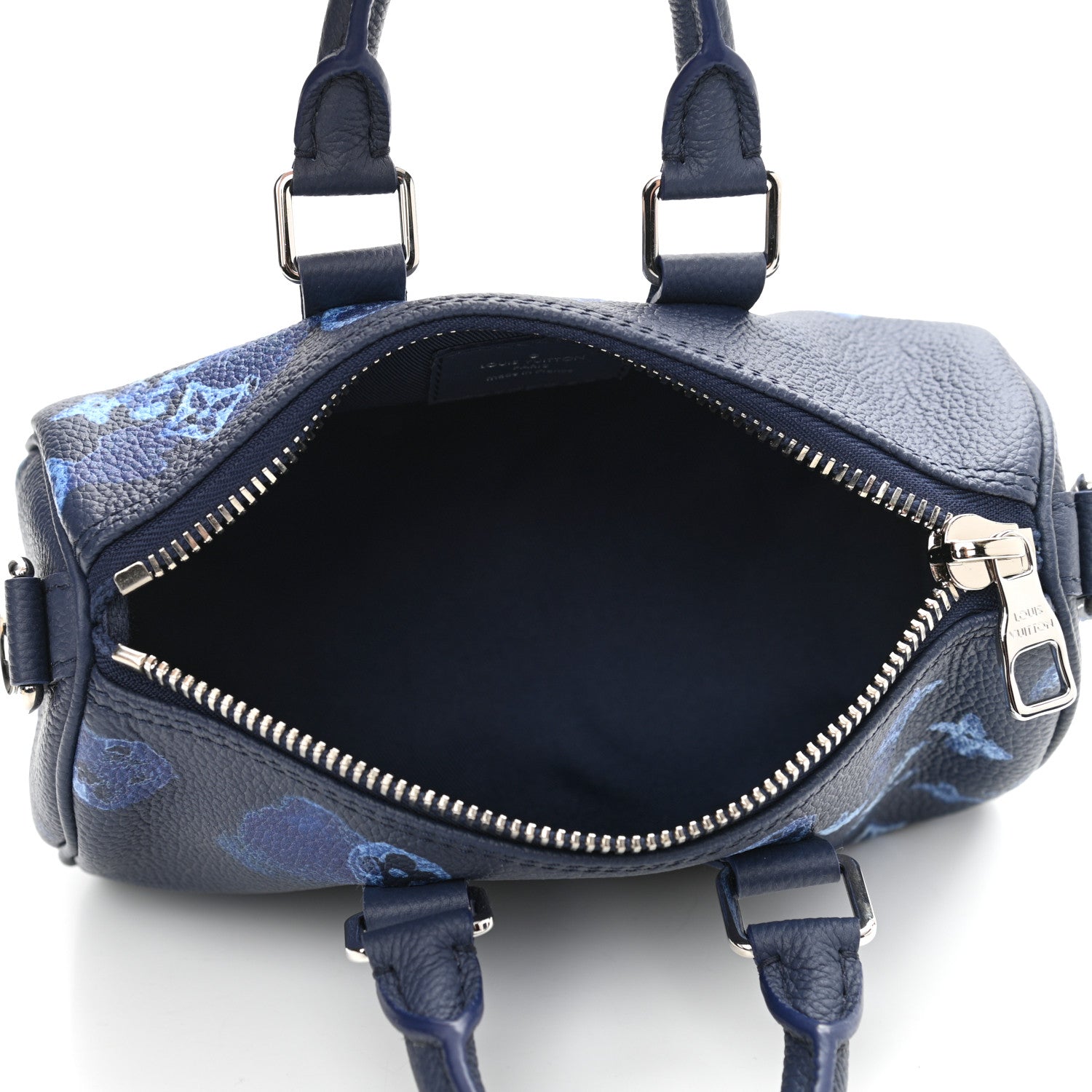 Louis Vuitton Monogram Ink Watercolor Keepall XS Blue 5 of 9