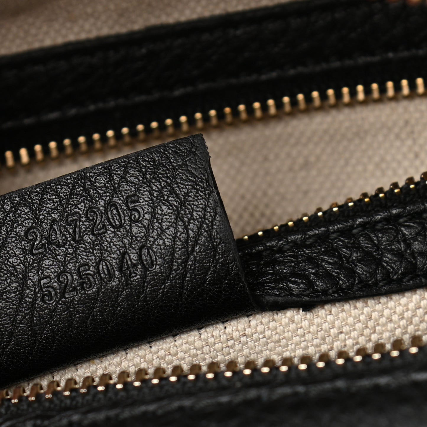 Calfskin Vintage Web Medium Boston Black