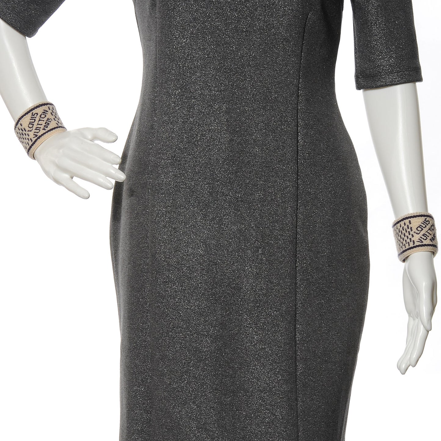 Cotton Damier Azur Gym Wrist Bands