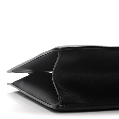 Celine Patina Box Calfskin Medium Clasp Bag Black 9 of 16