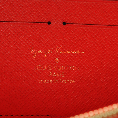 Louis Vuitton Monogram Kusama Pumpkin Dots Zippy Wallet Red 6 of 6