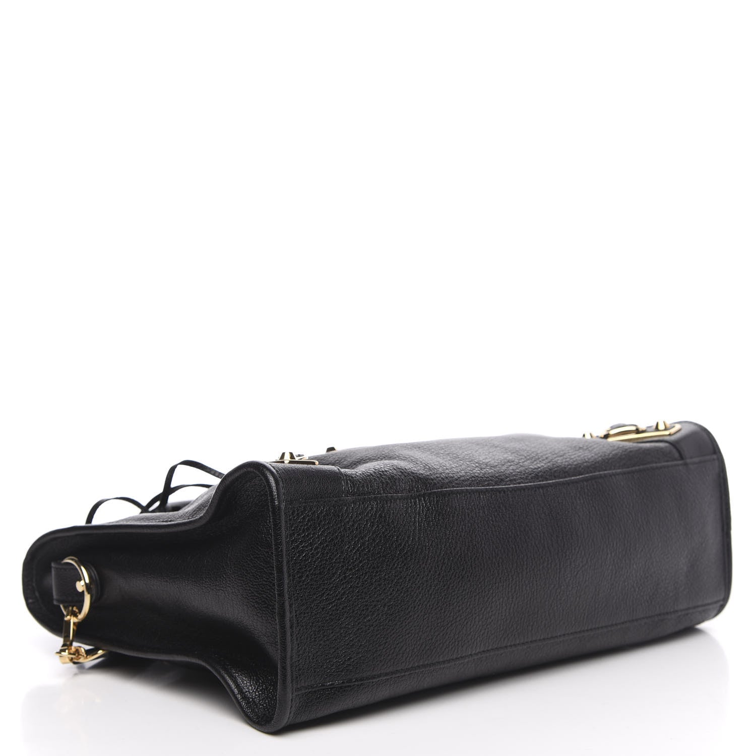 Balenciaga Chevre Gold Metallic Edge Hardware City Black 4 of 10