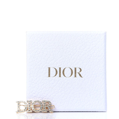 Christian Dior Metal Crystal Dior(r)evolution Barrette Gold 7 of 7
