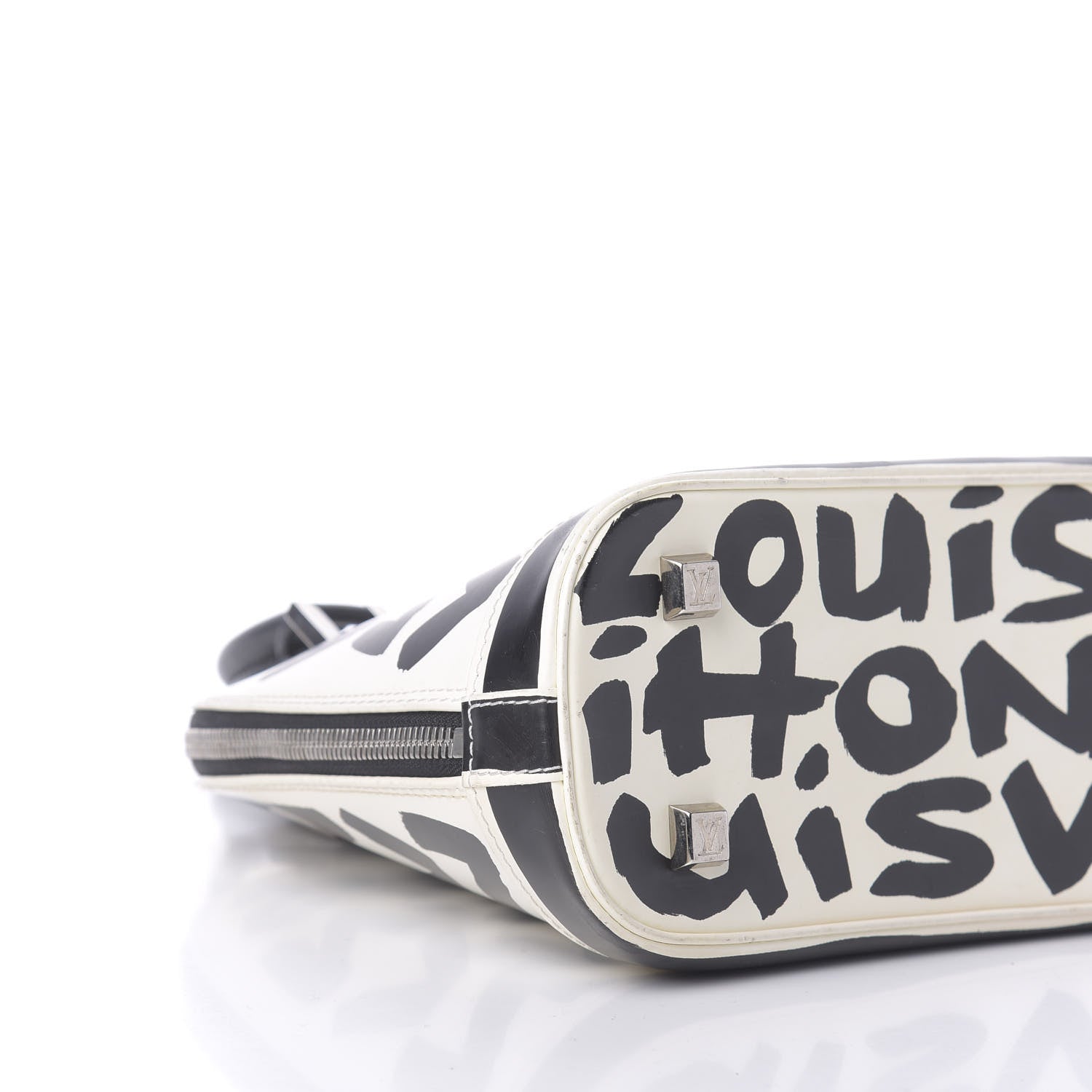 Louis Vuitton Graffiti Alma MM Black 6 of 11