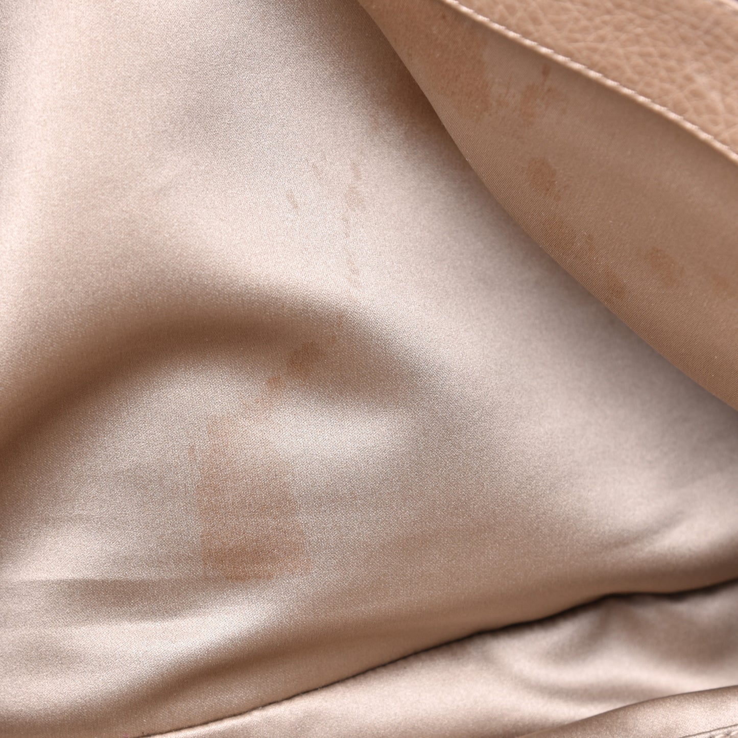 Glazed Calfskin Large On The Road Tote Beige