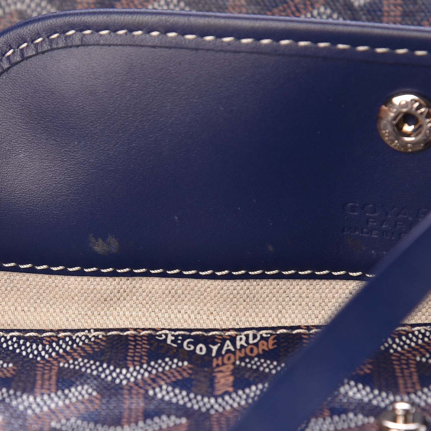 Goyard Goyardine Saint Louis GM Navy 9 of 19