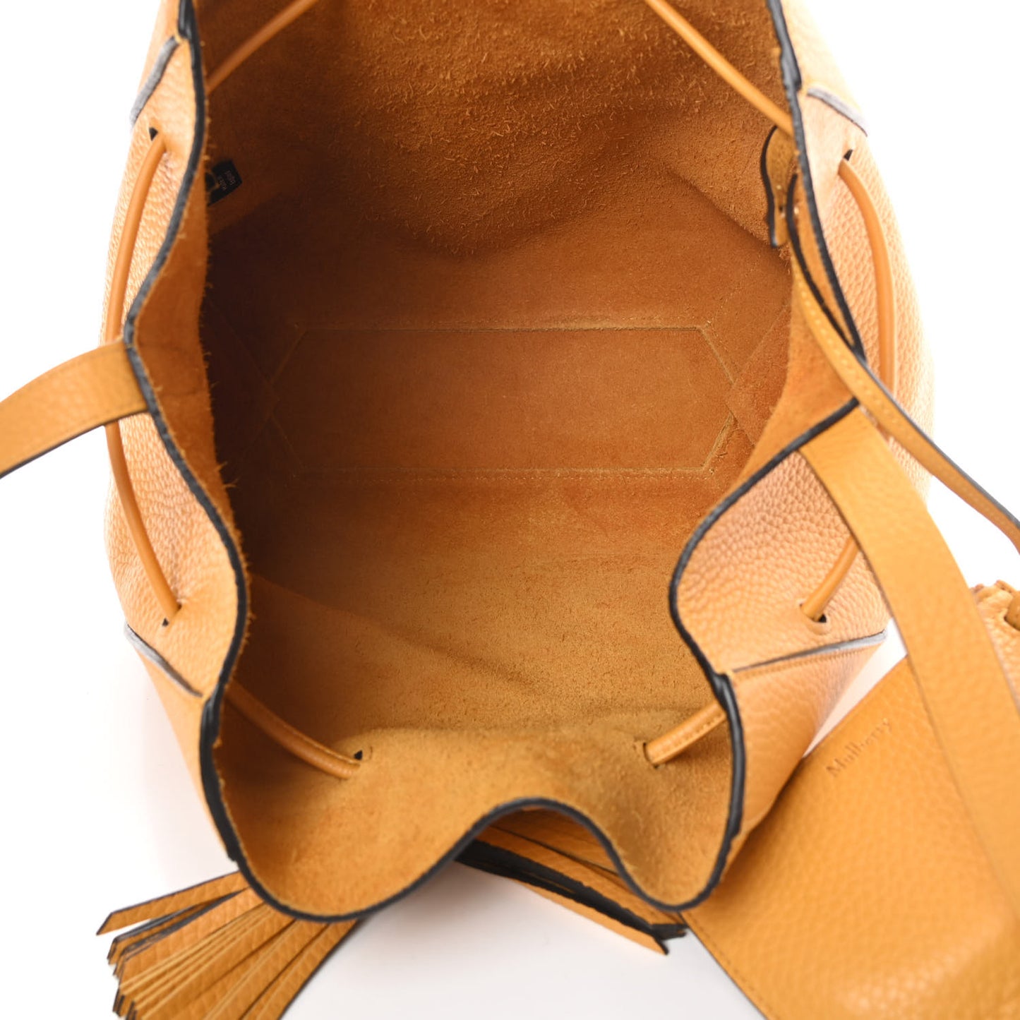 Heavy Grain Calfskin Small Millie Deep Amber