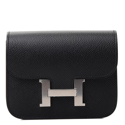 Hermes Epsom Constance Slim Wallet Black 1 of 8
