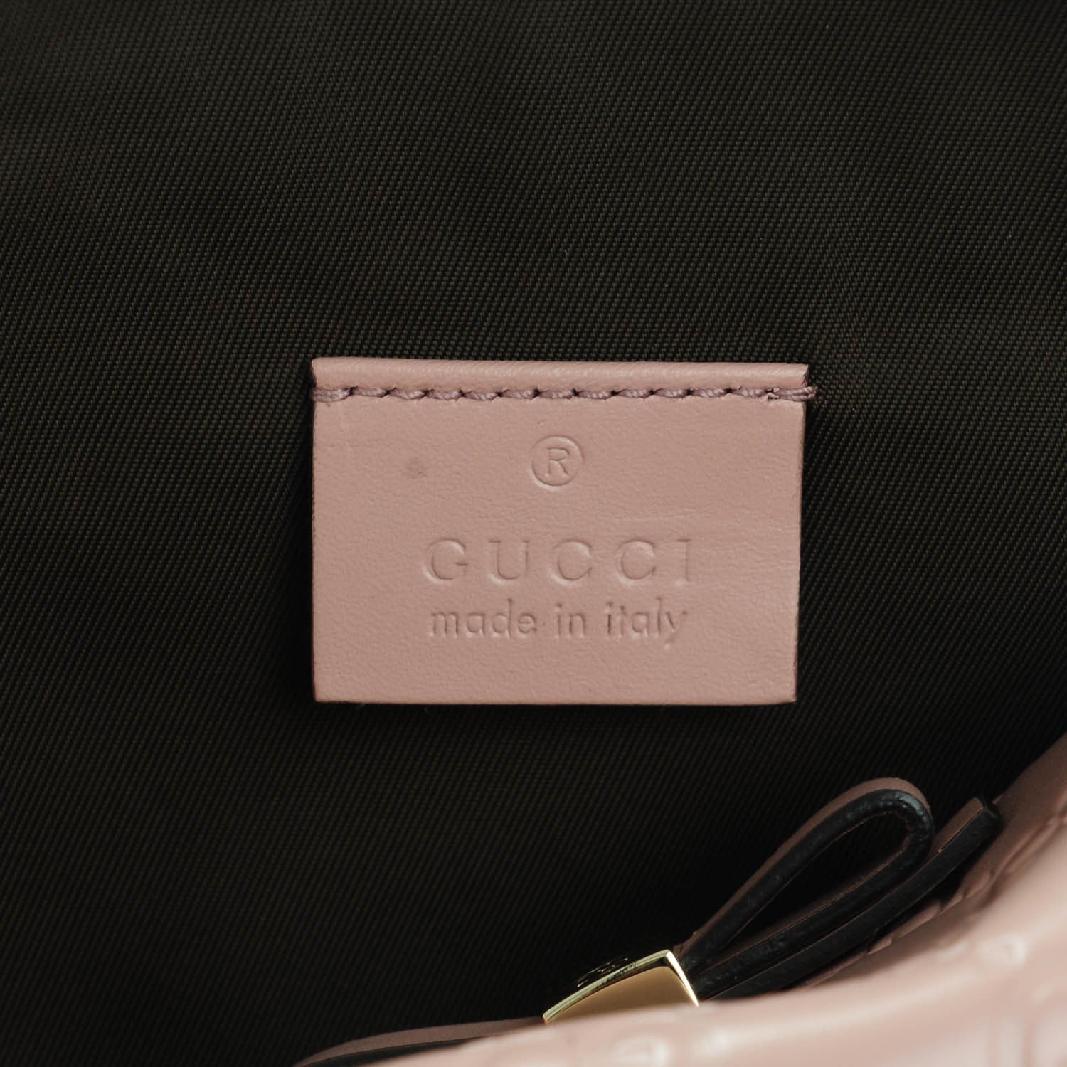 Gucci Guccissima Bow Cosmetic Case Light Pink 6 of 7