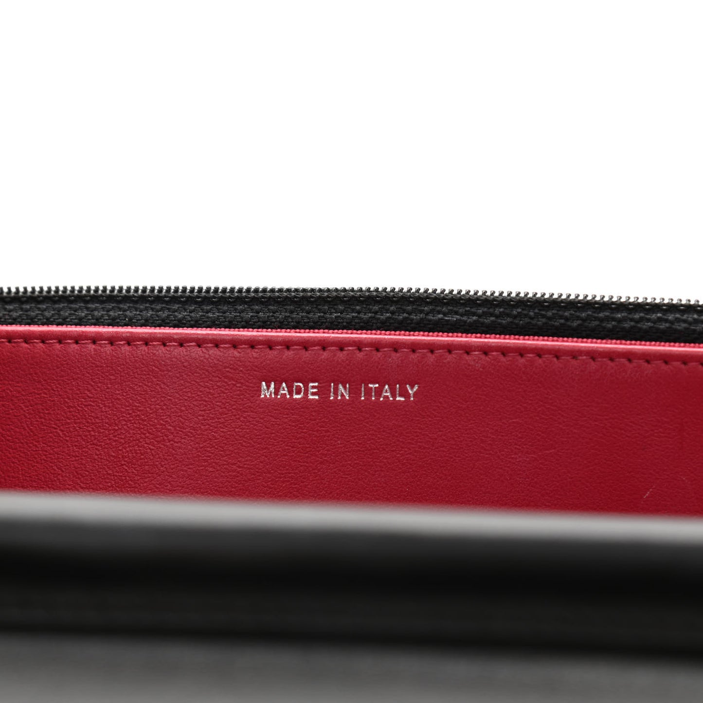 Aged Calfskin Quilted Gabrielle Wallet On Chain WOC Black