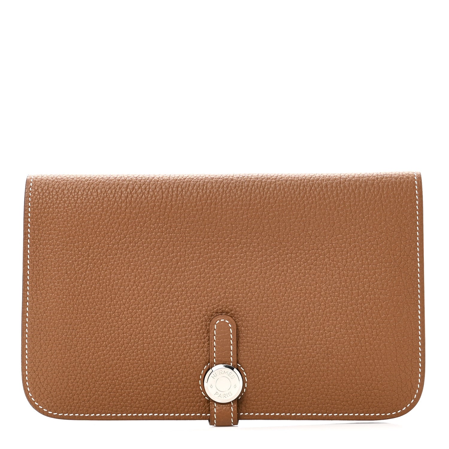 Hermes Togo Dogon Duo Wallet Gold 1 of 11
