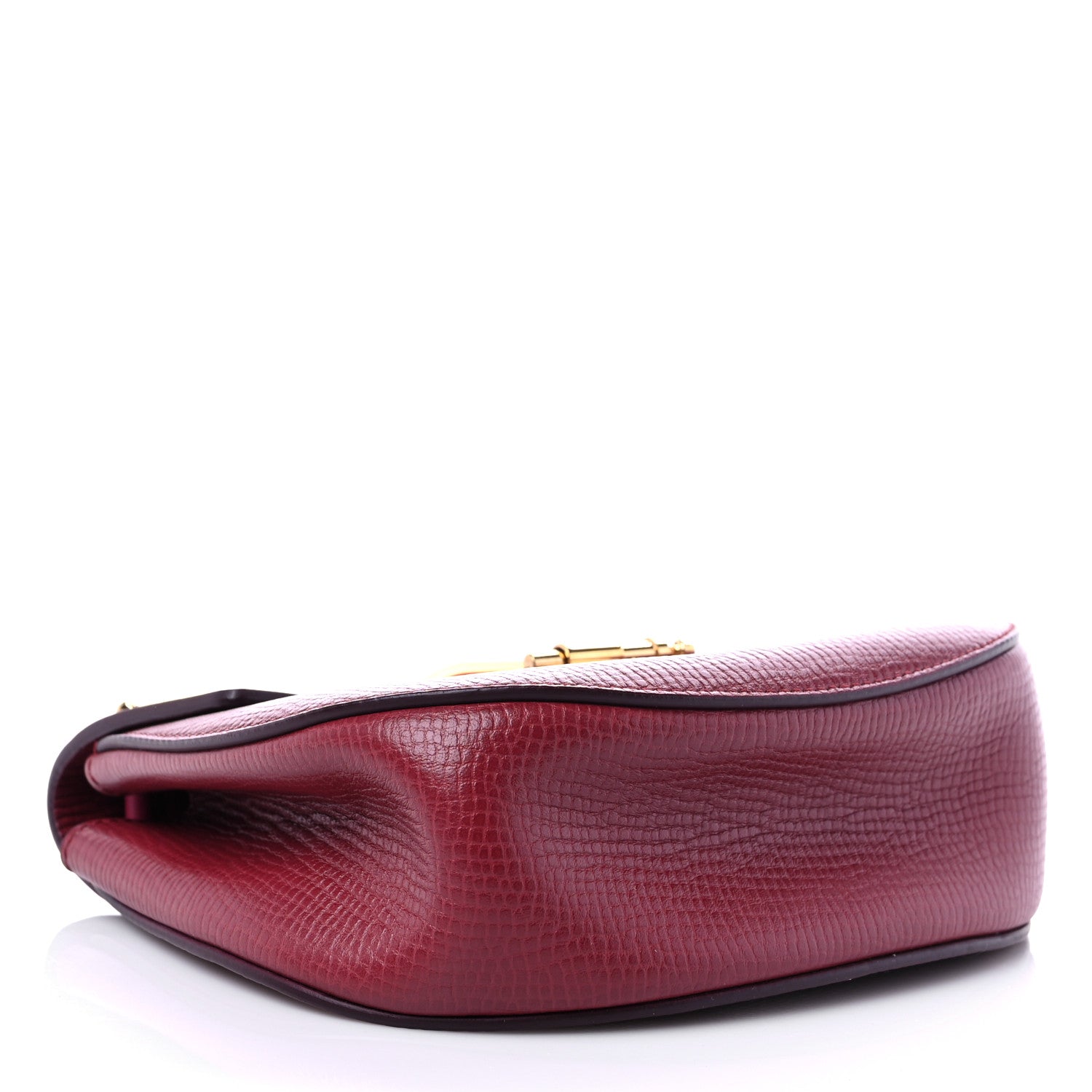Chloe Grained Calfskin Lambskin Mini Bi-Color Drew Shoulder Bag Fuchsia Plum Purple 3 of 10