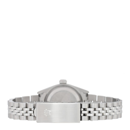 Rolex Stainless Steel 18K White Gold Mother of Pearl 26mm Oyster Perpetual Datejust Watch Roman 79174 3 of 4