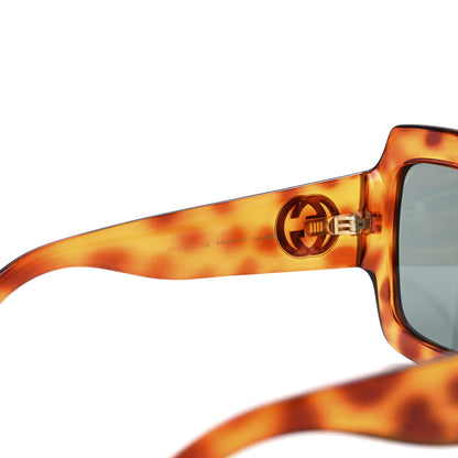 Gucci Acetate Square Frame Sunglasses GG 0053S Havana 5 of 9