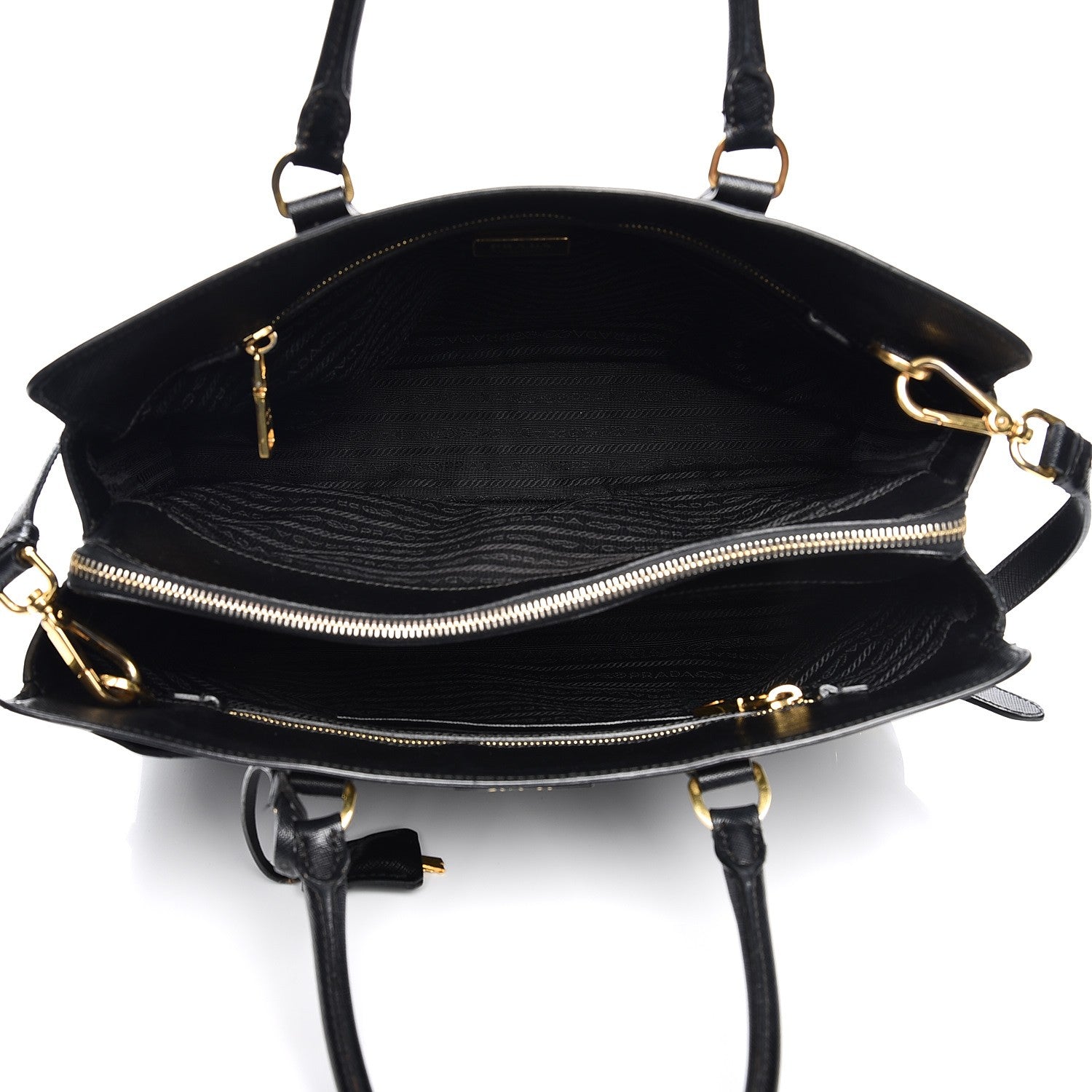 Prada Saffiano Lux Tote Nero Black 6 of 22