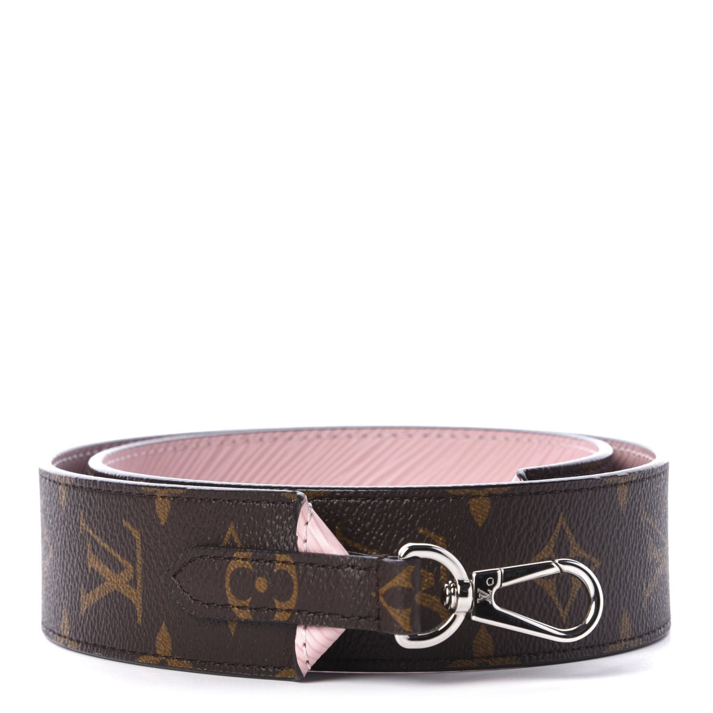 Epi Monogram Bandouliere Shoulder Strap Rose Ballerine