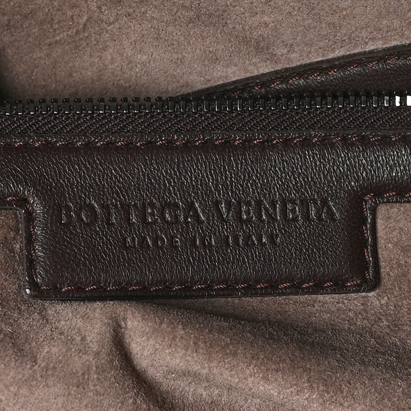 Nappa Intrecciato Medium Veneta Hobo Ebano