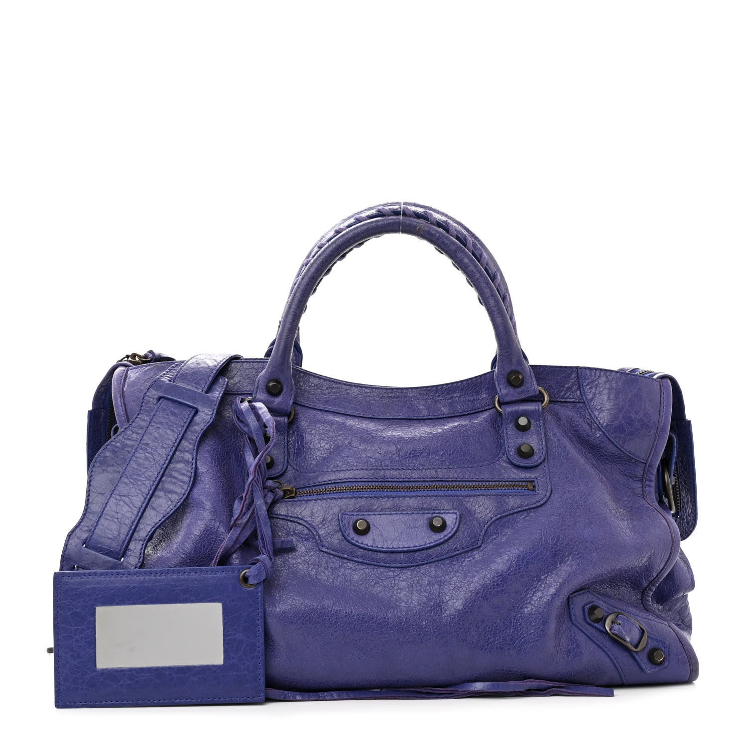 Balenciaga Agneau Classic Hardware City Bleu Lavande 3 of 14