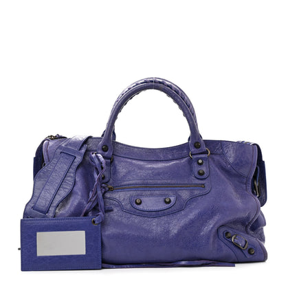 Balenciaga Agneau Classic Hardware City Bleu Lavande 3 of 14