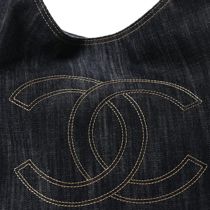Chanel Denim XL Coco Cabas Tote Blue 9 of 11