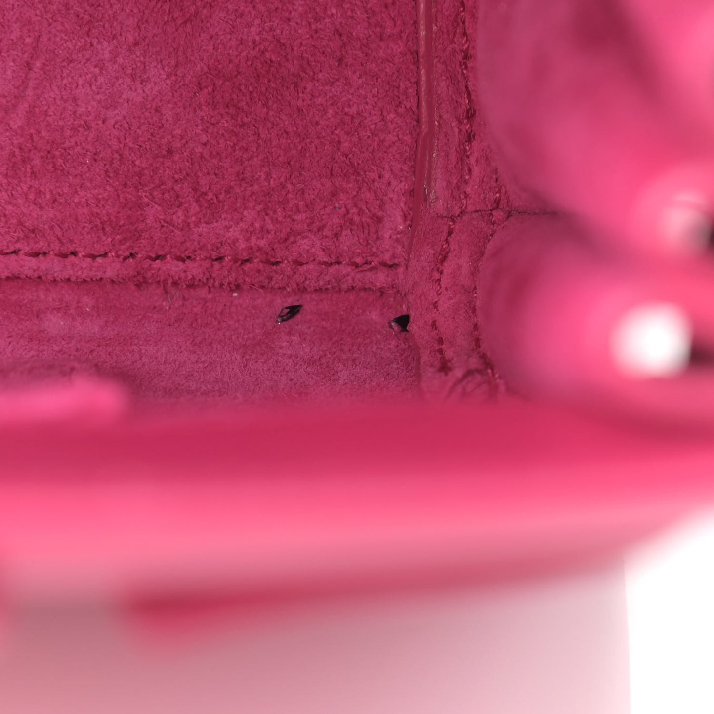Calfskin Nano Sac De Jour Lipstick Fuchsia
