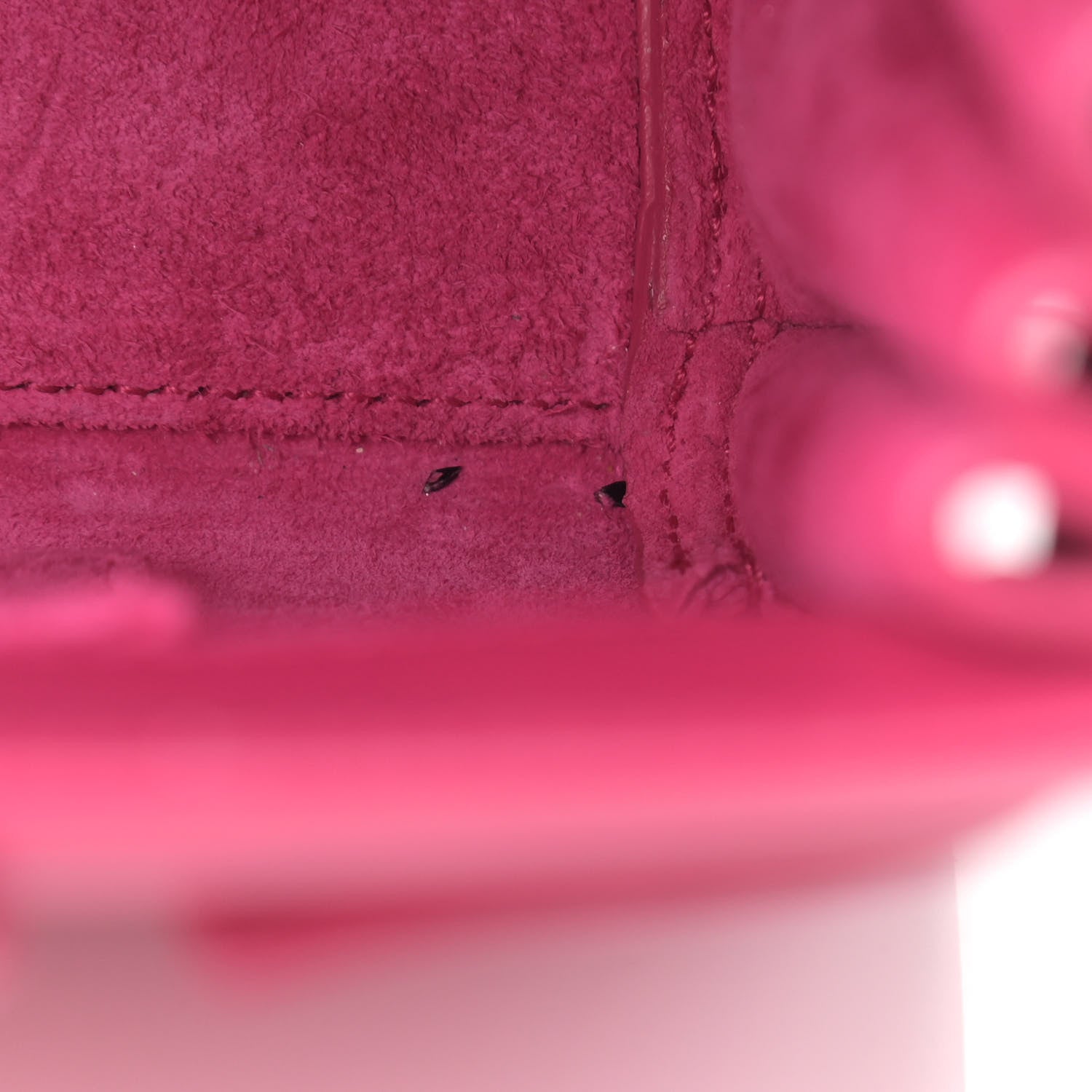 Saint Laurent Calfskin Nano Sac De Jour Lipstick Fuchsia 8 of 12