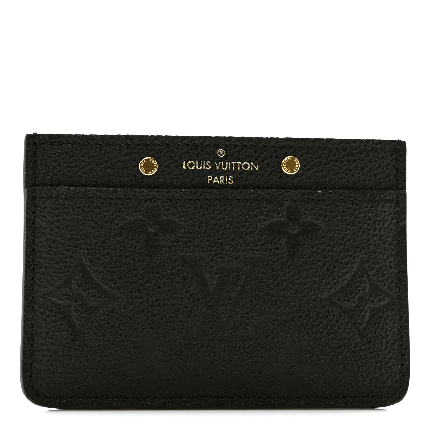 Louis Vuitton Empreinte Card Holder Black 1 of 8