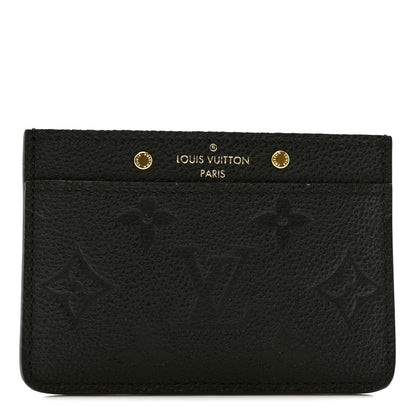 Louis Vuitton Empreinte Card Holder Black 1 of 8