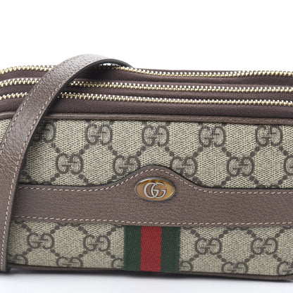 Gucci GG Supreme Monogram Web Mini Ophidia GG Bag Brown 8 of 10