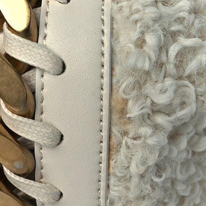 Stella McCartney Eco Alter Nappa Eco Shearling Clutch Natural 12 of 12