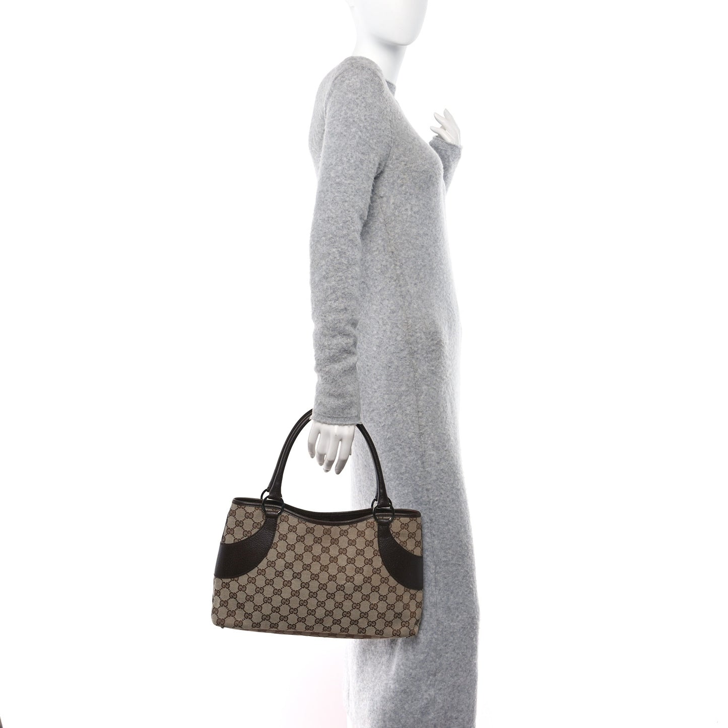 Monogram Shoulder Bag Dark Brown