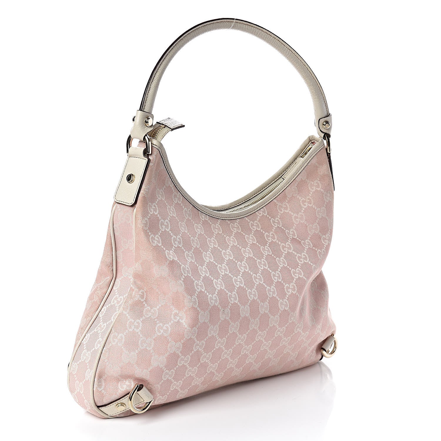 Gucci Monogram Large Abbey D Ring Hobo Pink 3 of 13