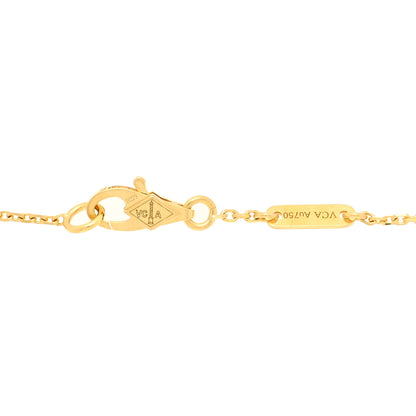 Van Cleef & Arpels 18K Yellow Gold Mother of Pearl Sweet Alhambra Bracelet 3 of 3