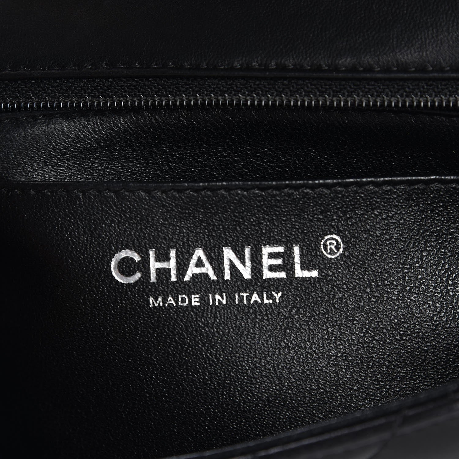 Chanel Lambskin Quilted Mini Rectangular Flap Black 7 of 7