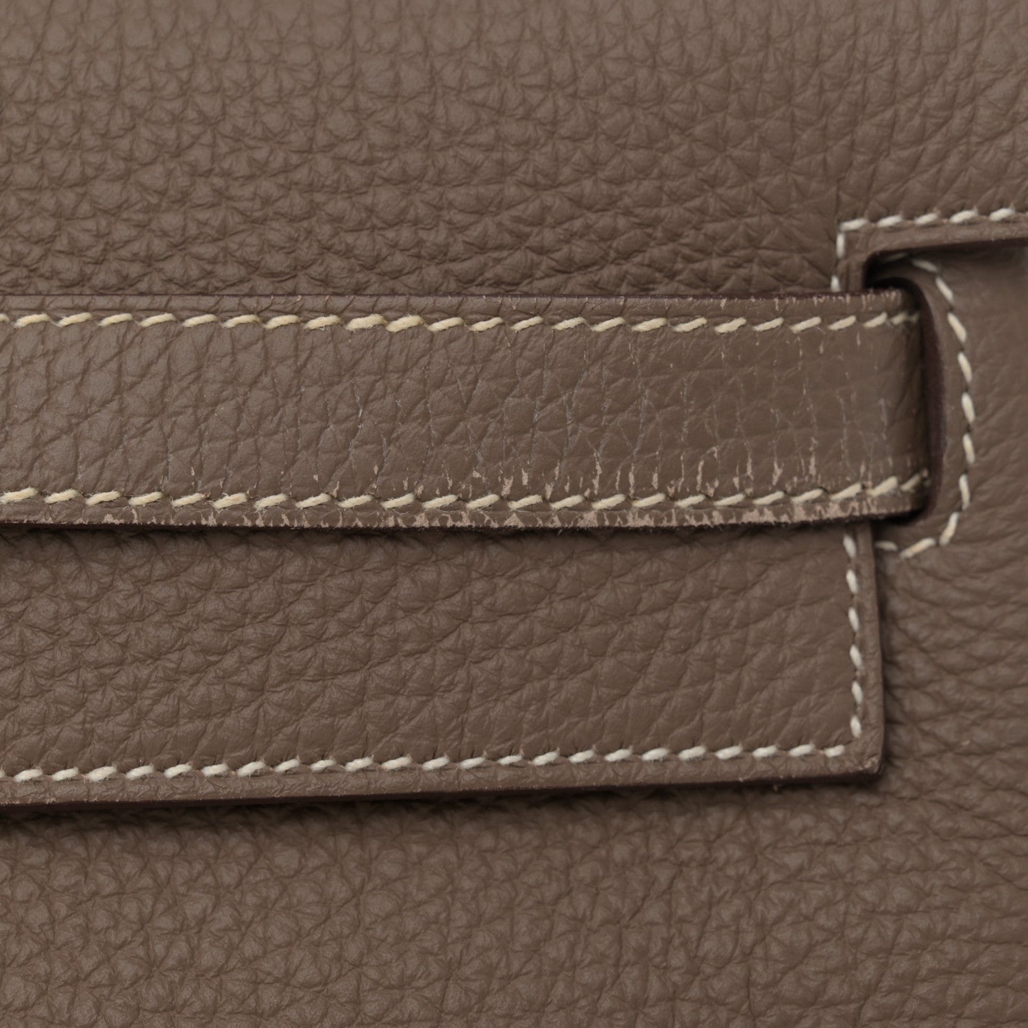Hermes Togo Kelly Retourne 32 Etoupe 11 of 13