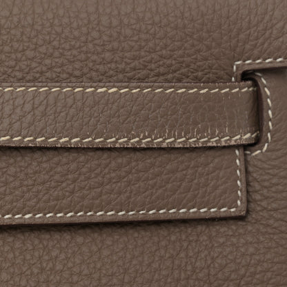 Hermes Togo Kelly Retourne 32 Etoupe 11 of 13