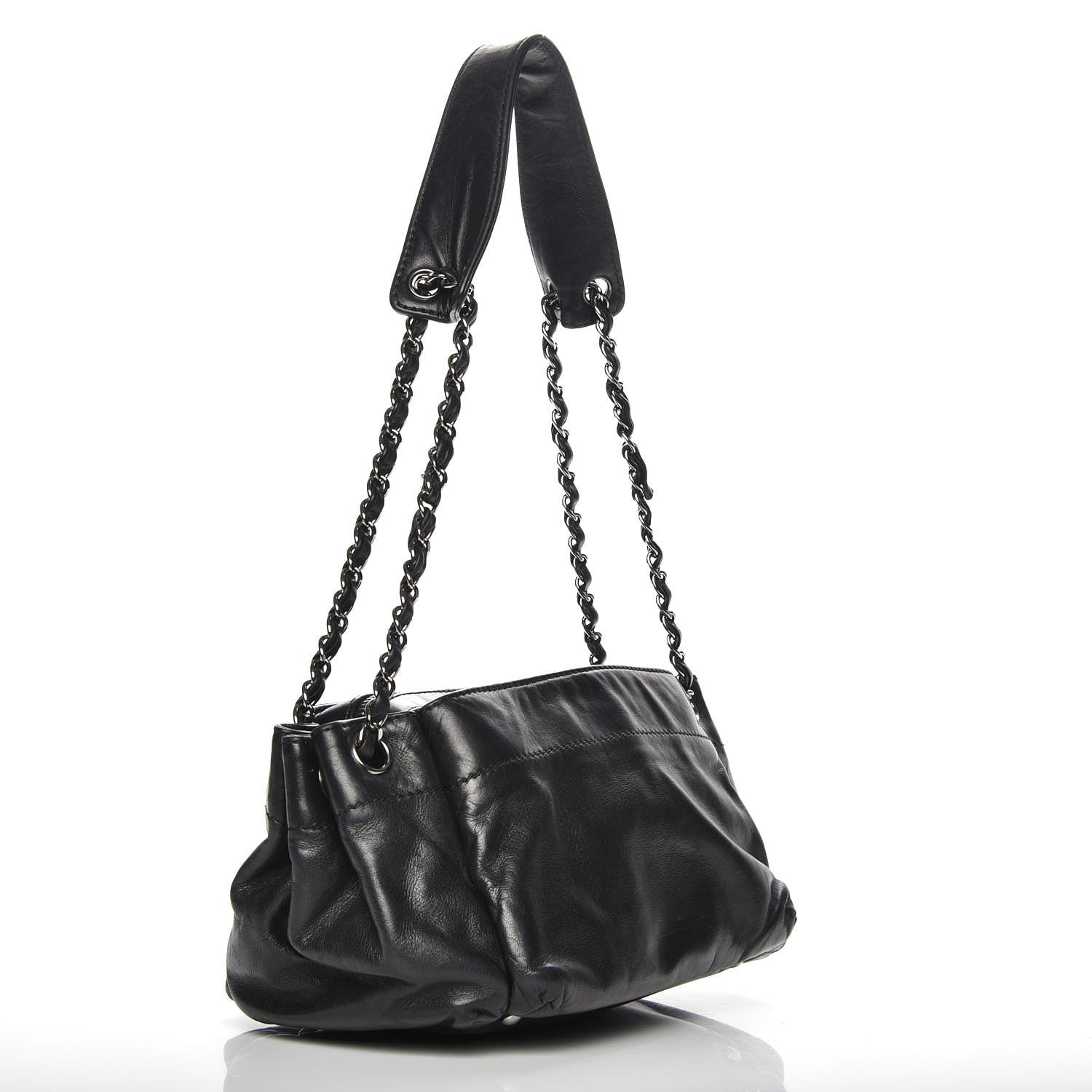 Chanel Lambskin Rock and Chic Shoulder Bag Black 3 of 9