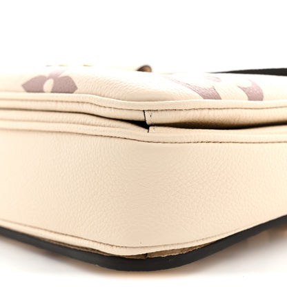 Louis Vuitton Empreinte Monogram Giant Pochette Metis Creme Bois De Rose 9 of 10